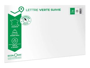 La Poste Ready-to-Post - Enveloppe - International C4 (229 x 324 mm) - vert