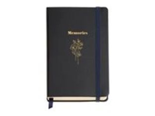 Miquelrius British Bloom - Journal de bord - 90 x 140 mm - 100 feuilles - ivoire - uni - bouquet - carton rigide