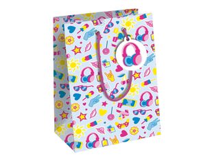 Clairefontaine - Sac cadeau - 21.5 cm x 10.2 cm x 25.3 cm - rose