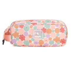 Trousse double entrée scolaire Juliette - 22 x 7 x 9 cm - disponible dans différentes couleurs - Biopic