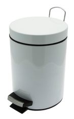 Frandis - Poubelle de salle de bain - 3L - blanc