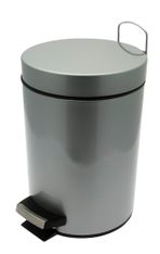 Frandis - Poubelle de salle de bain - 3L - gris