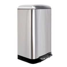 Frandis - Poubelle Urban - rectangulaire  - 30L - inox