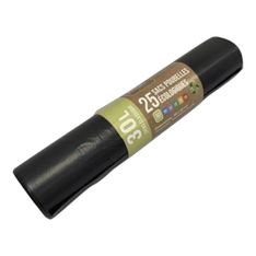 25 sacs poubelles - 30L - liens classiques