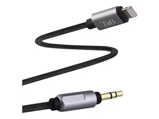 T'nB - Câble Lightning vers jack pour casque - Lightning mâle pour mini-phone stereo 3.5 mm mâle - 1.2 m - noir
