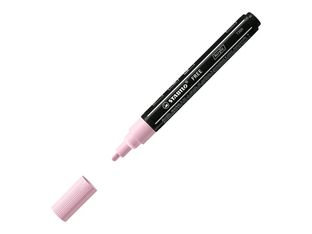 STABILO Free T300 Candy - 5 Marqueurs - permanent - rose poudré, rose, bleu clair, bleu cobalt, blanc - opaque - encre acrylique à base d'eau - 2-3 mm - moyen