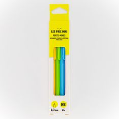 Les Prix Mini - 4 Porte-mines en 0,7 mm HB
