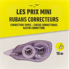 Les Prix Mini - Ruban correcteur frontal - 5mm x 10m  