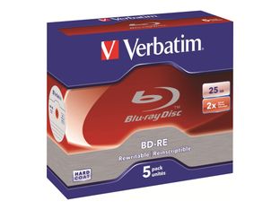 Verbatim - 5 x BD-RE - 25 Go 2x - boîtier CD