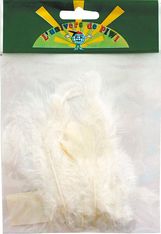 Graine Créative - Plumes de coq blanches 7cm - Sachet  20 unités
