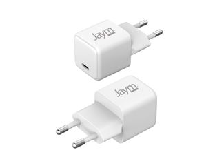 JAYM - Adaptateur secteur - compact, rapide, GaN, certifié GRS - 25 W - blanc