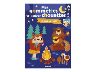 Dans la nuit - Mes Gommettes Super Chouettes!