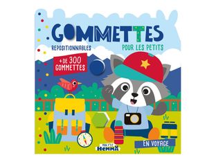 Mon P'tit Hemma - Gommettes pour les petits - En voyage - par Carotte et Compagnie - livre d'activités