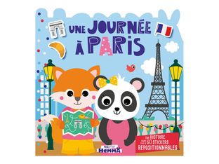 Mon P'tit Hemma - Une journée à Paris - avec 60 autocollants repositionnables