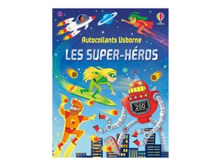 Les super-héros - Autocollants Usborne - par Nolan Kate - livre d'activités