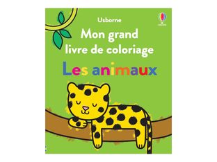 Les animaux - Mon grand livre de coloriage - par Nolan Kate - livre à colorier