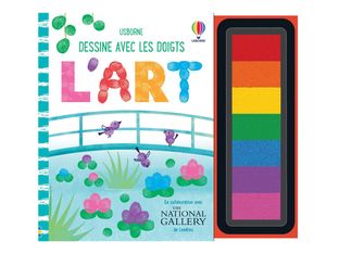 L'art - Dessine avec les doigts - par Dickins Rosie - livre à colorier