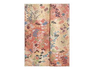 Paperblanks Japanese Kimono - Journal - 125 x 180 mm - 144 pages - ligné - kara-ori - couverture orange