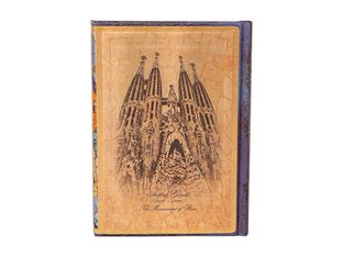 Paperblanks Antoni Gaudi Collection Embellished Manuscripts Collection - Journal - 125 x 180 mm - 144 pages - ligné - Gaudi, the manuscript of Reus - couverture beige