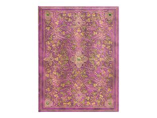 Paperblanks Sangorski & Sutcliffe - Journal - ultra - 175 x 230 mm - 72 feuilles / 144 pages - papier ivoire - uni - diamond jubilee - couverture rose