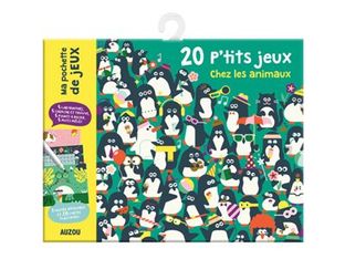 Auzou - Ma pochette de 20 jeux chez les animaux 