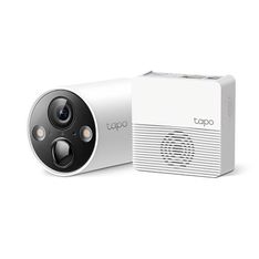 Tapo C420S1 - Caméra sans fil exterieur - 2K QHD sur batterie + Hub de connexion