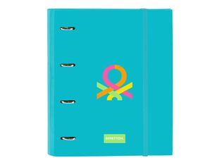 BENETTON - Archivador de anillas - ancho de la espina: 35 mm - para A4 (210 x 297 mm) - verano