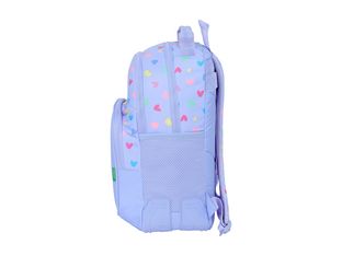 Benetton - Mochila escolar - lila
