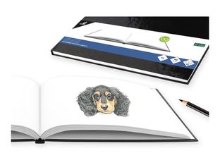 Kangaro - Livre fictif - A4 (210 x 297 mm) - paysage - 80 feuilles / 160 pages - noir brillant