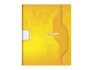 Calligraphe 7000 - Cahier 24 x 32 cm - 96 pages - grands carreaux (Seyes) - jaune
