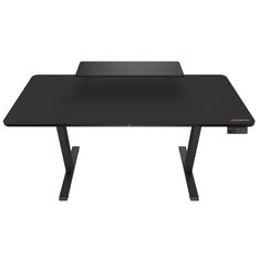 Bureau E-Star 140 - Bureau gaming assis/debout - réglage électrique - L140 cm - noir