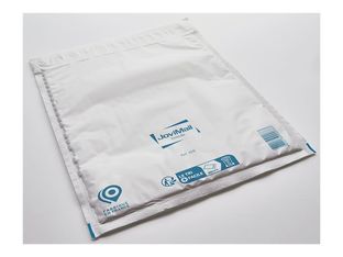 Antalis - Sac d'expédition - 270 x 360 mm - autocollant - papier bulles - étanche, indéchirable - blanc - pack de 100