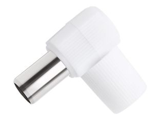 Force Power Lite - Adaptateur d'antenne - IEC connector (9.52mm) mâle incliné - blanc