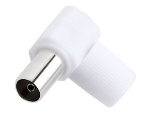 Force Power Lite - Adaptateur d'antenne - IEC connector (9.52mm) femelle incliné - blanc