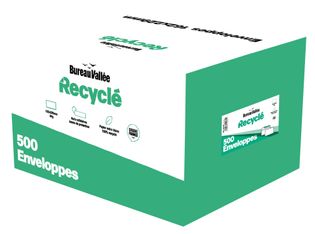 500 Enveloppes  162x229 80gr blanc Recyclé AA