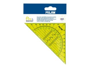 MILAN Flex&Resistant Acid - Escuadra - 14 cm - amarillo - plástico