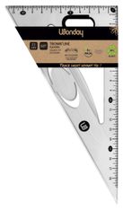 Wonday Tromb'line - Équerre - 21 cm - 30°, 60° - polyéthylène téréphtalate recyclé (R-PET)