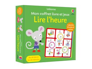 Usborne - Mon coffret livre et jeux - Lire l'heure