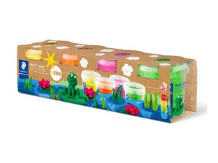 STAEDTLER Noris junior - Pâte à modeler - assortiment néon (pack de 4)