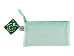 FolderSys - Valisette à fermeture éclair - pour DIN lang - vert pastel transparent