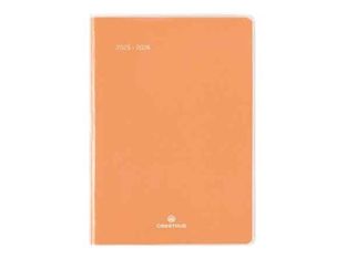 Oberthur Colorside - Agenda - 2025-2026 - semainier - F15 - 100 x 150 mm - corail - polychlorure de vinyle (PVC)