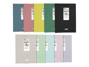 Grafoplas Poliplas I Like! - Libro de pantalla - 10 compartimentos - para Folio - azul claro
