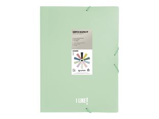 Grafoplas I Like! - Carpeta de 3 solapas - para Folio - verde claro