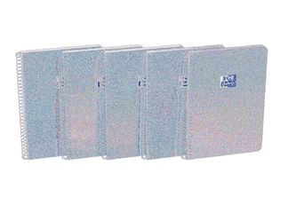 Oxford - Cahier Smart spirale - A5 - 160 pages - Q5/5 - assorti pastel