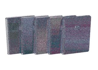 Oxford - Cahier Smart spirale - A5 - 160 pages - Q5/5 - assorti intense