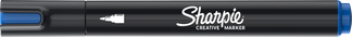 Sharpie Creative - Marqueur - non permanent - bleu - encre acrylique à base d'eau - 2.5 mm