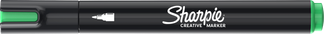 Sharpie Creative - Marqueur - non permanent - vert - encre acrylique à base d'eau - 2.5 mm 
