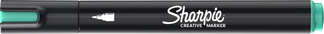 Sharpie Creative - Marqueur - non permanent - lac vert - encre acrylique à base d'eau - 2.5 mm