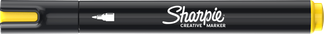 Sharpie Creative - Marqueur - non permanent - jaune - encre acrylique à base d'eau - 2.5 mm