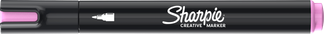 Sharpie Creative - Marqueur - non permanent - rose clair - encre acrylique à base d'eau - 2.5 mm